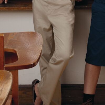 Girls' Plain Front Pants Thumbnail