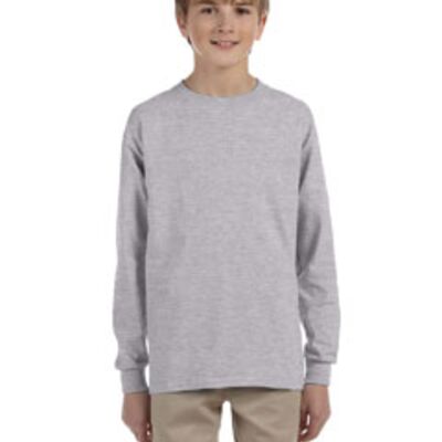 Ultra Cotton® Youth 6 oz. Long-Sleeve T-Shirt Thumbnail