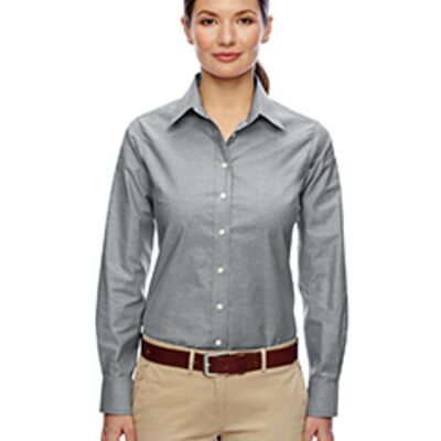 Ladies’  Long-Sleeve Oxford with Stain-Release Thumbnail