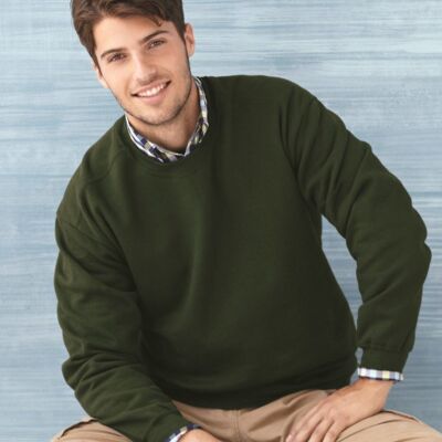 Premium Cotton Ringspun Fleece Crewneck Sweatshirt Thumbnail