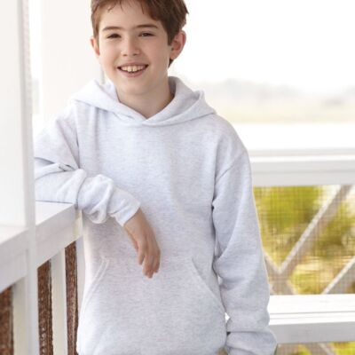 ComfortBlend EcoSmart Youth Hooded Sweatshirt Thumbnail