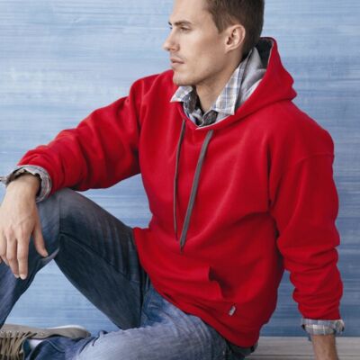 Heavy Blend Hooded Sweatshirt with Contrast-color Lining Thumbnail