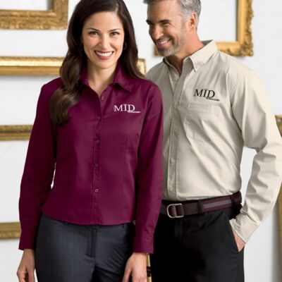 Men's Whisper Twill Blend Woven Shirt Thumbnail