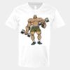 V-Neck Heavy Cotton 100% T-Shirt Thumbnail