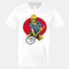 V-Neck Heavy Cotton 100% T-Shirt Thumbnail