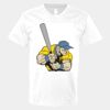 V-Neck Heavy Cotton 100% T-Shirt Thumbnail