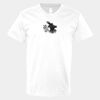 V-Neck Heavy Cotton 100% T-Shirt Thumbnail