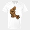 V-Neck Heavy Cotton 100% T-Shirt Thumbnail