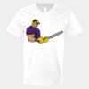 V-Neck Heavy Cotton 100% T-Shirt Thumbnail