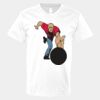 V-Neck Heavy Cotton 100% T-Shirt Thumbnail