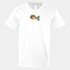 V-Neck Heavy Cotton 100% T-Shirt Thumbnail