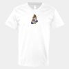 V-Neck Heavy Cotton 100% T-Shirt Thumbnail