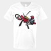 V-Neck Heavy Cotton 100% T-Shirt Thumbnail