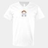 V-Neck Heavy Cotton 100% T-Shirt Thumbnail