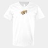 V-Neck Heavy Cotton 100% T-Shirt Thumbnail