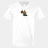 V-Neck Heavy Cotton 100% T-Shirt Thumbnail