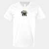 V-Neck Heavy Cotton 100% T-Shirt Thumbnail