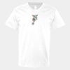 V-Neck Heavy Cotton 100% T-Shirt Thumbnail