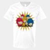 V-Neck Heavy Cotton 100% T-Shirt Thumbnail
