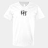V-Neck Heavy Cotton 100% T-Shirt Thumbnail