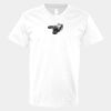 V-Neck Heavy Cotton 100% T-Shirt Thumbnail