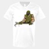 V-Neck Heavy Cotton 100% T-Shirt Thumbnail