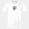 V-Neck Heavy Cotton 100% T-Shirt Thumbnail