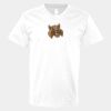 V-Neck Heavy Cotton 100% T-Shirt Thumbnail