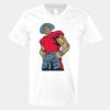 V-Neck Heavy Cotton 100% T-Shirt Thumbnail