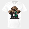 V-Neck Heavy Cotton 100% T-Shirt Thumbnail