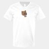V-Neck Heavy Cotton 100% T-Shirt Thumbnail