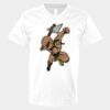 V-Neck Heavy Cotton 100% T-Shirt Thumbnail