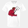 V-Neck Heavy Cotton 100% T-Shirt Thumbnail