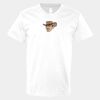V-Neck Heavy Cotton 100% T-Shirt Thumbnail