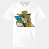 V-Neck Heavy Cotton 100% T-Shirt Thumbnail