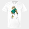 V-Neck Heavy Cotton 100% T-Shirt Thumbnail
