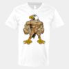V-Neck Heavy Cotton 100% T-Shirt Thumbnail