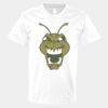 V-Neck Heavy Cotton 100% T-Shirt Thumbnail