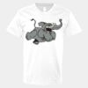 V-Neck Heavy Cotton 100% T-Shirt Thumbnail