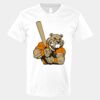 V-Neck Heavy Cotton 100% T-Shirt Thumbnail