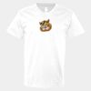 V-Neck Heavy Cotton 100% T-Shirt Thumbnail