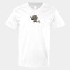 V-Neck Heavy Cotton 100% T-Shirt Thumbnail