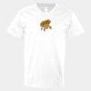 V-Neck Heavy Cotton 100% T-Shirt Thumbnail