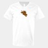 V-Neck Heavy Cotton 100% T-Shirt Thumbnail