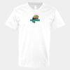 V-Neck Heavy Cotton 100% T-Shirt Thumbnail