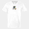 V-Neck Heavy Cotton 100% T-Shirt Thumbnail