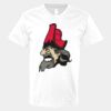 V-Neck Heavy Cotton 100% T-Shirt Thumbnail