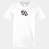 V-Neck Heavy Cotton 100% T-Shirt Thumbnail