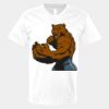 V-Neck Heavy Cotton 100% T-Shirt Thumbnail