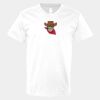 V-Neck Heavy Cotton 100% T-Shirt Thumbnail